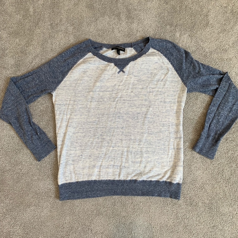 2 for $23 Banana Republic baseball sweater